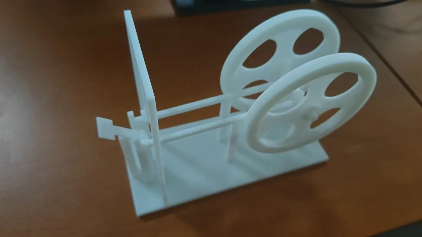 Printed gravity timer assembly